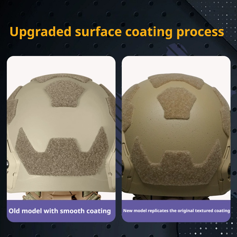 FAST SF High Cut Tactical Helmet ABS Shell with OPS Textured Finish