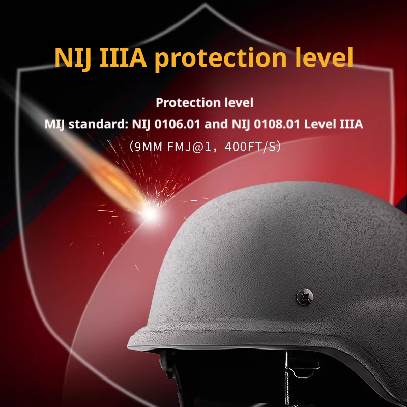 PASGT M88 NIJ IIIA Aramid Ballistic Helmet | US Military Style 0.1237m² Protection Area, 6 Colors