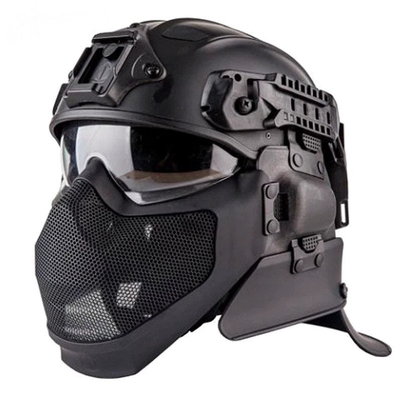 Riot Control Helmet | Tactical Security Helmet with Visor & Face Shield