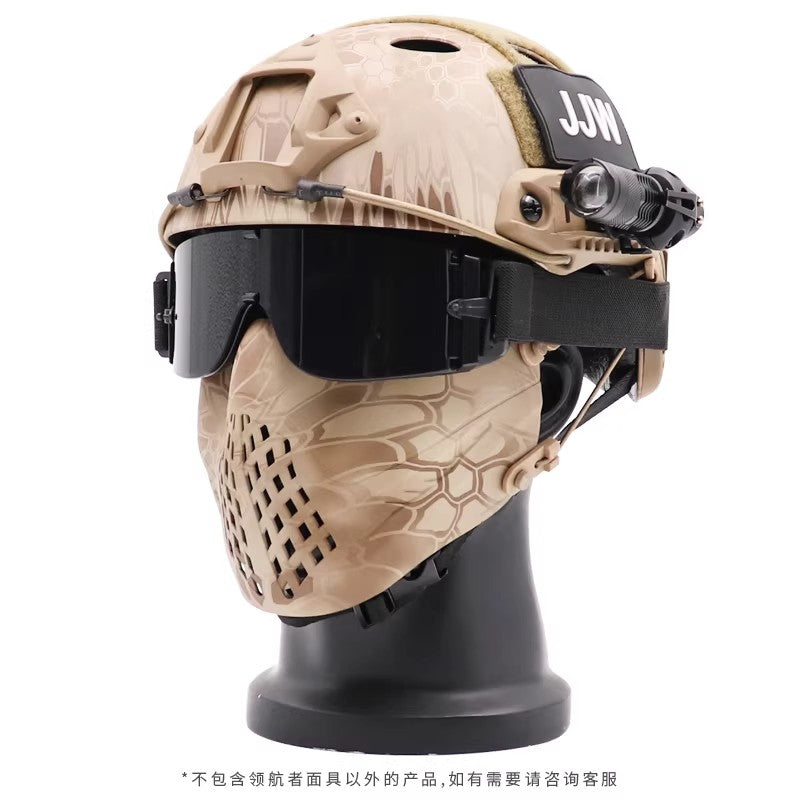 FAST MICH Tactical Half Face Mask | 19 Camo & Solid Patterns