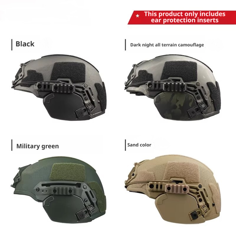 Wendy Helmet Aramid Ballistic Ear Protection Inserts NIJ IIIA Helmet Accessory