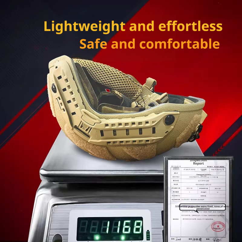 FAST SF NIJ IIIA UHMW-PE Ballistic Helmet | MBS NVG, Team Wendy