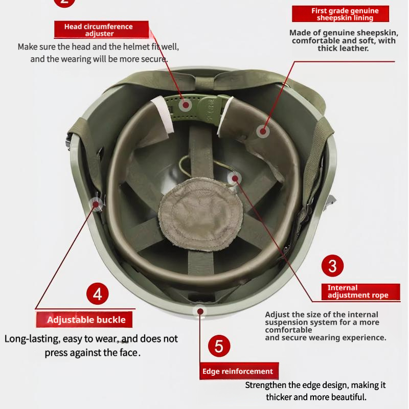 QGF-03 Lightweight Tactical Helmet - Outdoor Anti-Riot Protection & Training Helmet