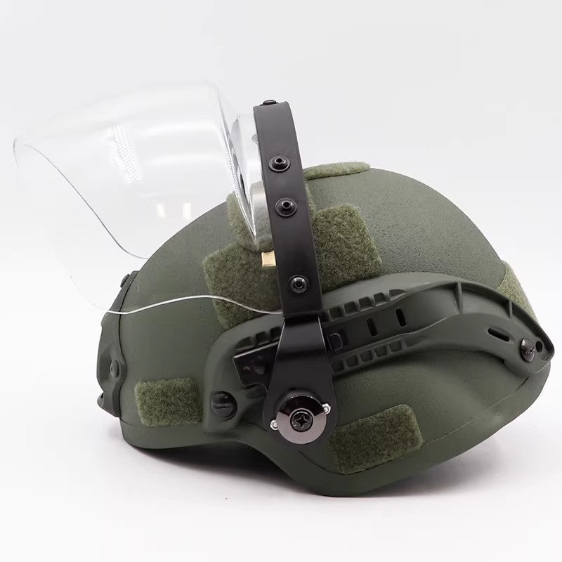 FAST MICH Tactical Helmet Clear Anti-Fog High-Strength Anti-Riot Face Shield