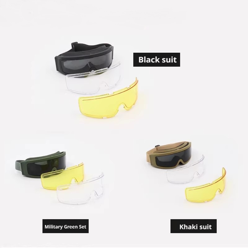 Tactical Helmet Goggles | PC Lens, UV Protection, FAST Compatible