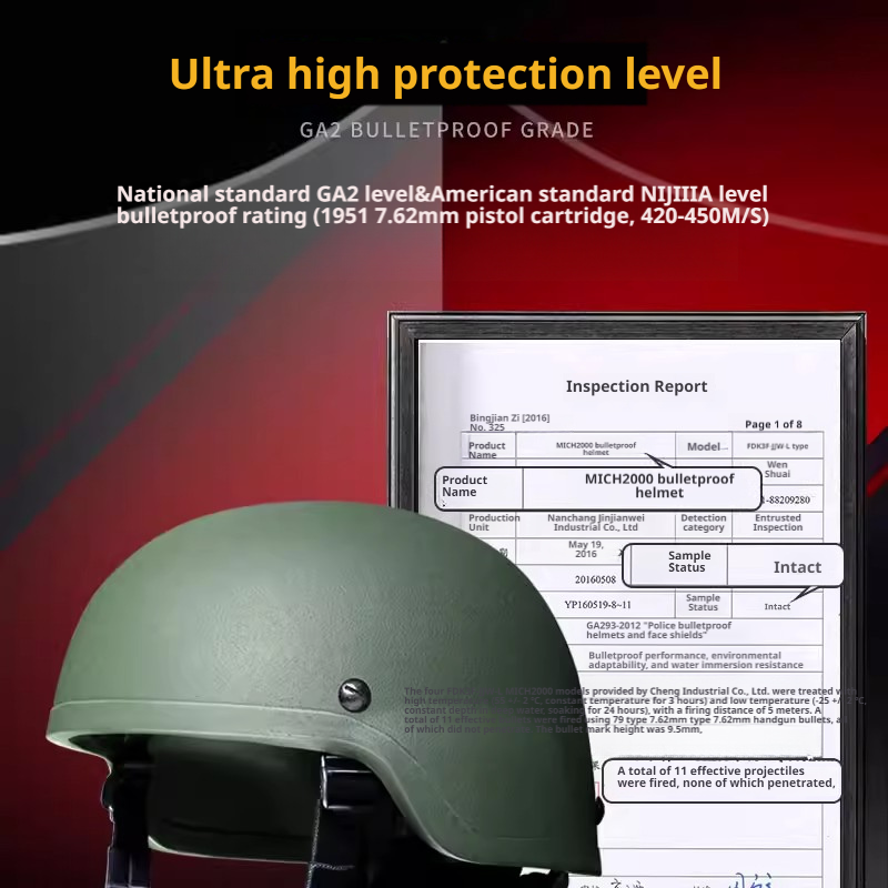 MICH2000 NIJ IIIA Aramid Ballistic Helmet | Kevlar Tactical Bulletproof Helmet
