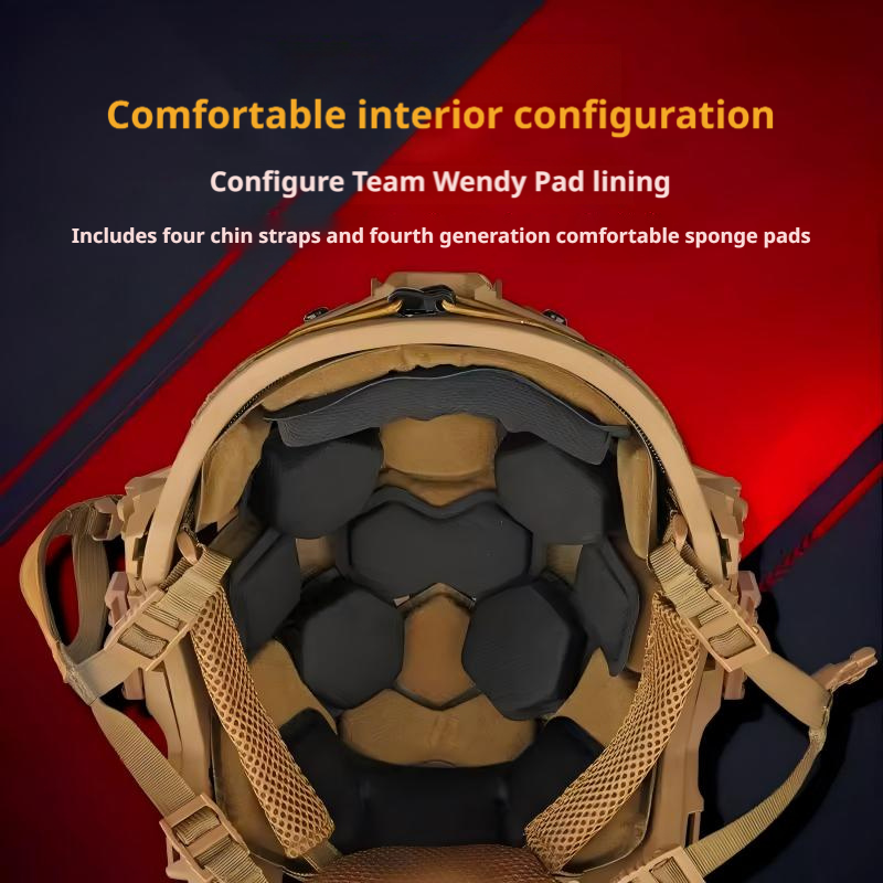 WENDY SFRAIL 3.0 NIJ IIIA Aramid Ballistic Helmet | Tactical Bulletproof Helmet