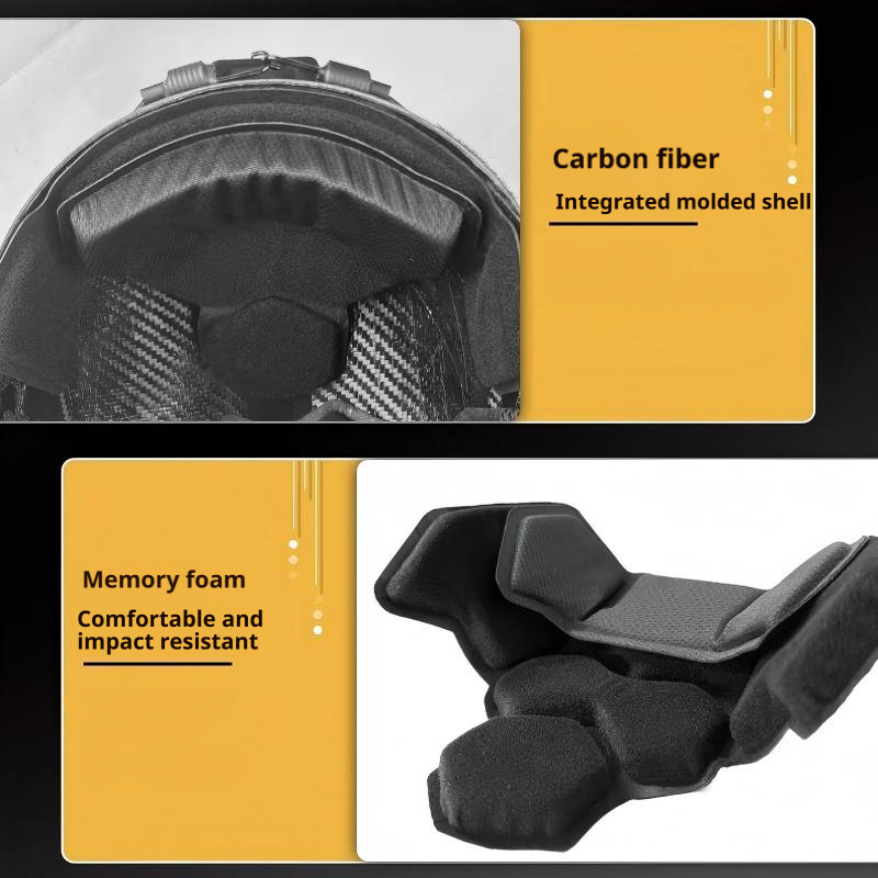 Caiman Carbon Fiber Tactical Helmet - Lightweight Breathable Anti-Impact Helmet for Training & Cycling