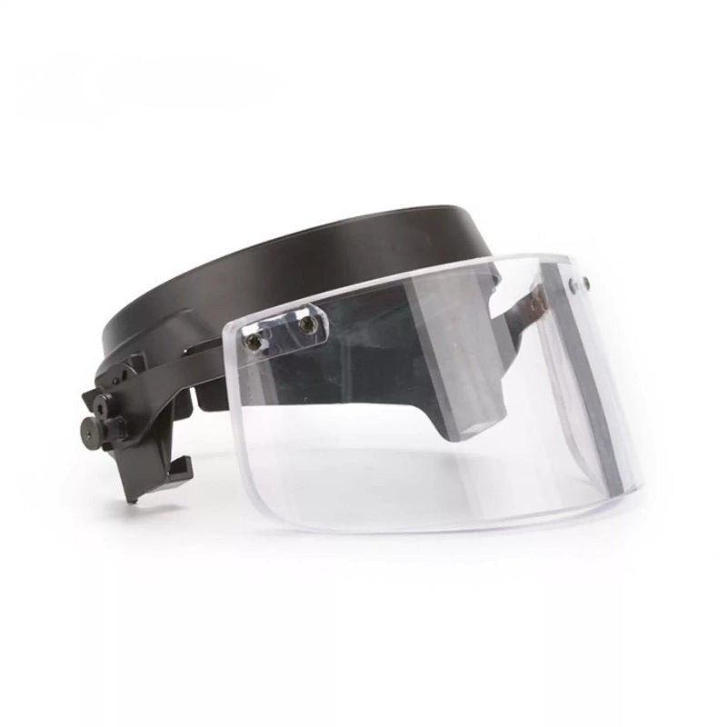 NIJ IIIA Ballistic Face Shield | PC+PMMA | MICH/FAST & PASGT Rail Mount