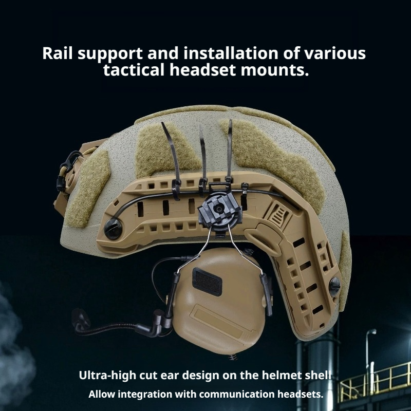 FAST SF + FTHS 2-in-1 ABS Airsoft Tactical Helmet | Ultra-High-Cut