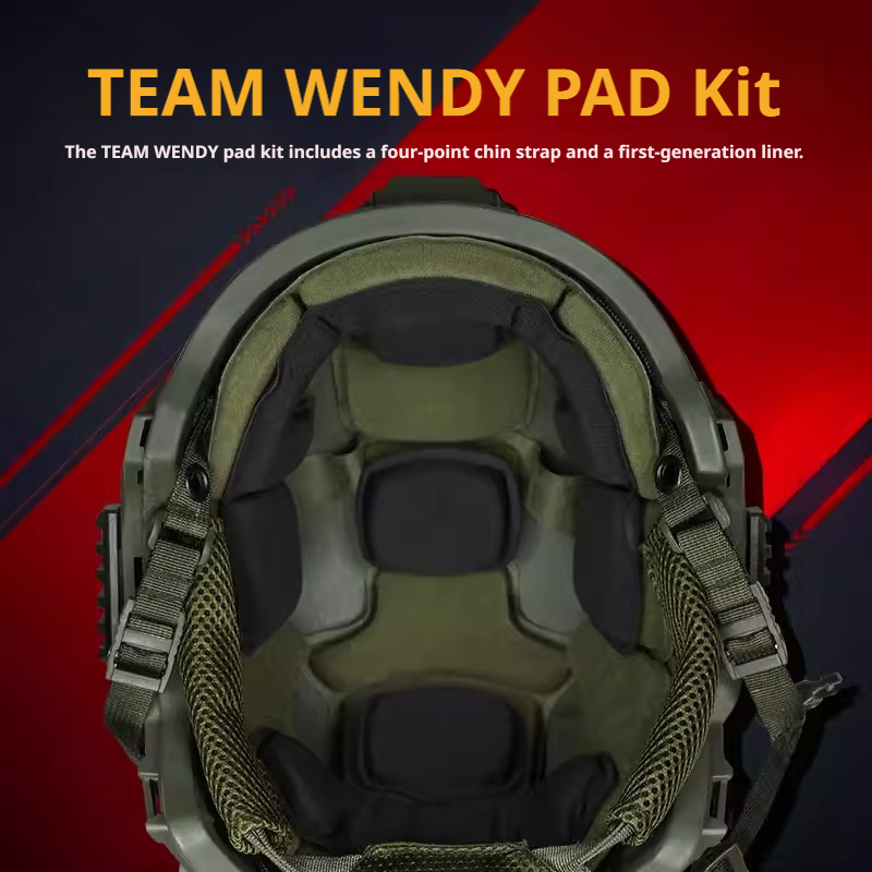 WENDY RAIL 2.0 NIJ IIIA UHMW-PE Ballistic Helmet | Tactical Bulletproof Helmet
