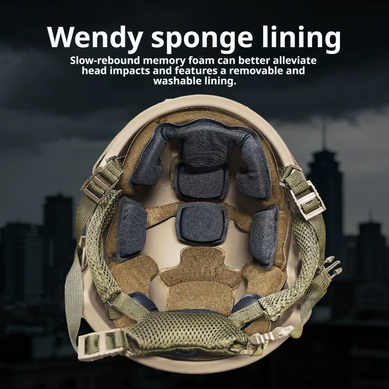 FAST SF Tactical Helmet | Fiberglass | NVG Mount & ARC Rails