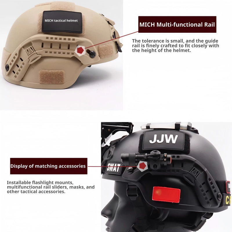 MICH 3rd Gen Tactical Rail Mount System | 5 Colors, MICH & ACH