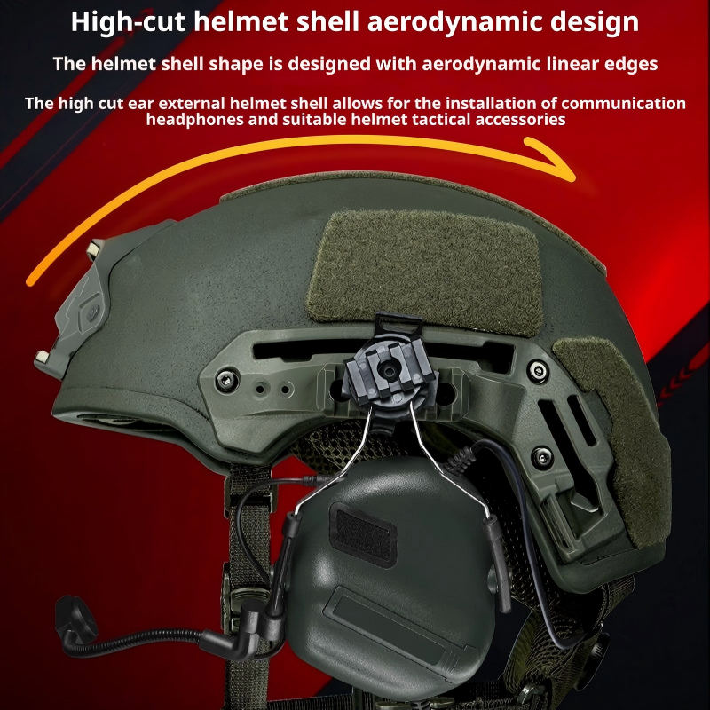 WENDY RAIL 2.0 NIJ IIIA UHMW-PE Ballistic Helmet | Tactical Bulletproof Helmet
