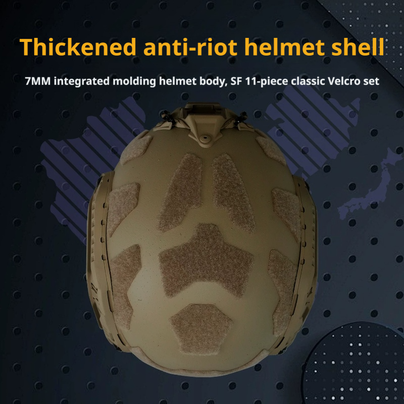 FAST SF High Cut Tactical Helmet ABS Shell with OPS Textured Finish