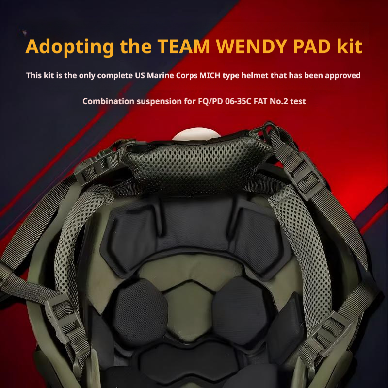 MICH2002 Mid-Cut NIJ IIIA Aramid Ballistic Helmet | Team Wendy