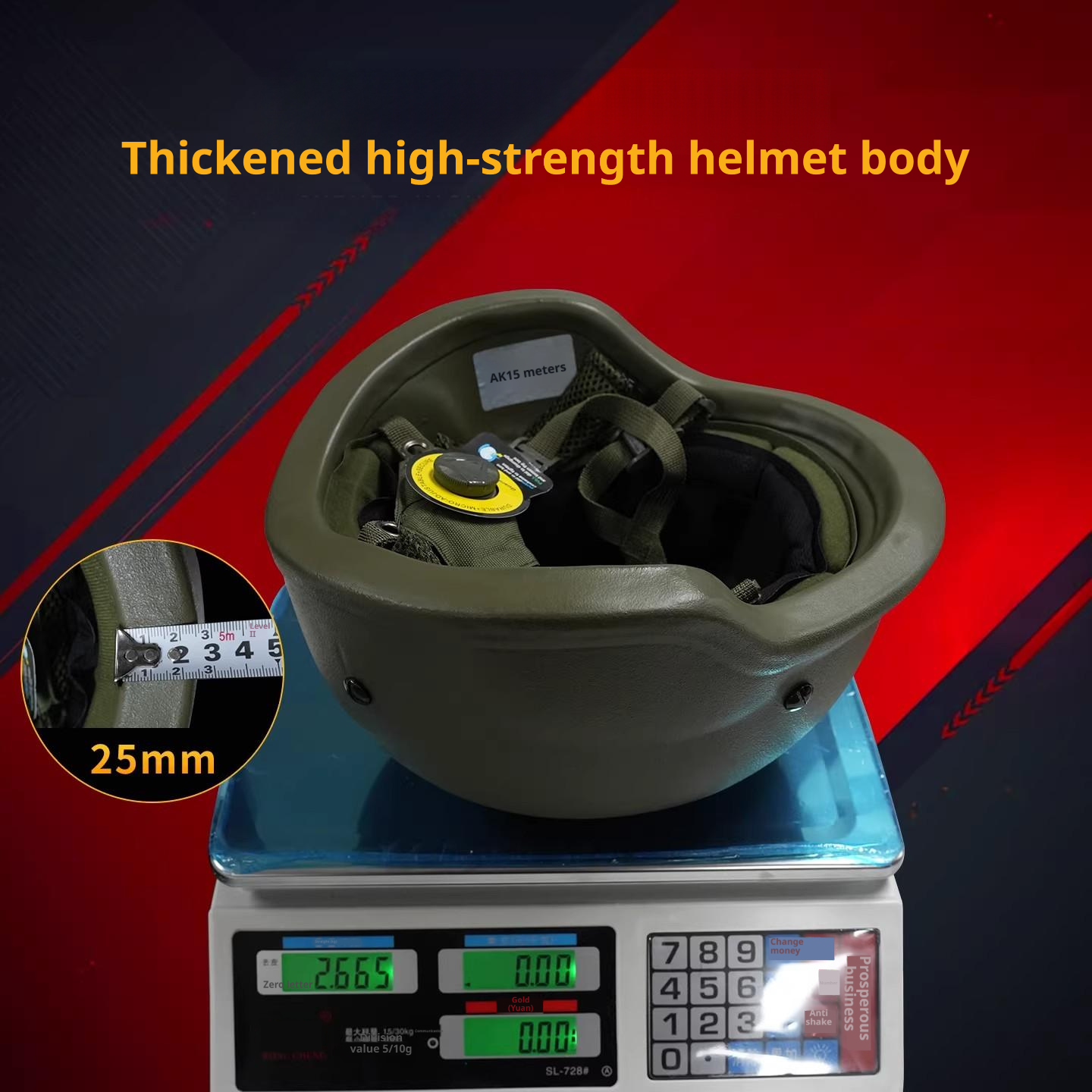 PASGT M88 NIJ RF2 Rifle-Resistant Helmet | UHMW-PE, AK Rated Ballistic Helmet
