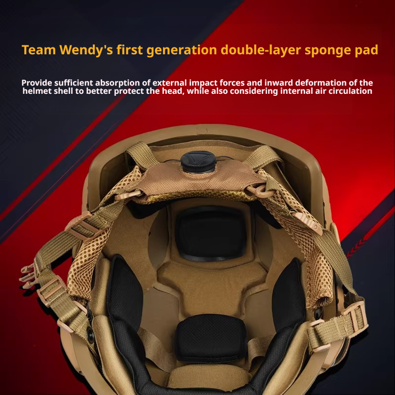USMC ECH High-Cut NIJ IIIA Aramid Ballistic Helmet |Team Wendy BOA Suspension