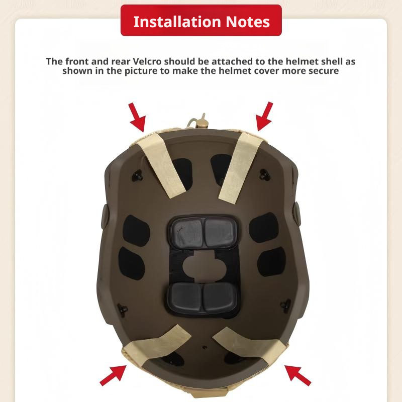 FAST Tactical Helmet Cover | 500D Nylon, 16 Camo Patterns