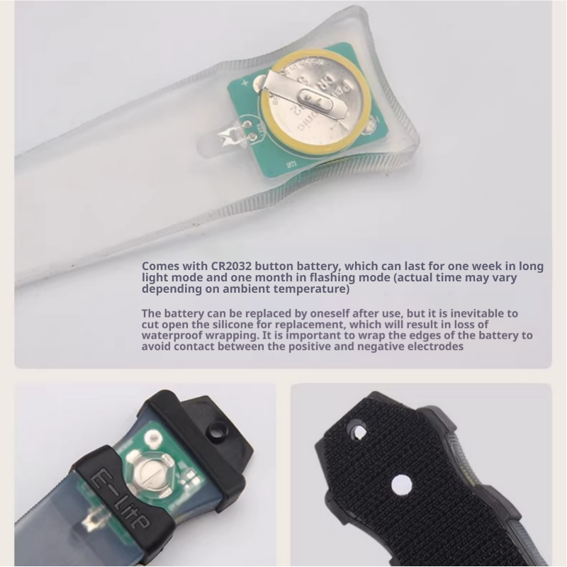 Tactical Helmet IFF Signal Light | Silicone, Steady & Strobe