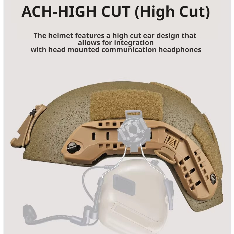 USMC ECH High-Cut Tactical Helmet | UHMW-PE Combat Protective Helmet