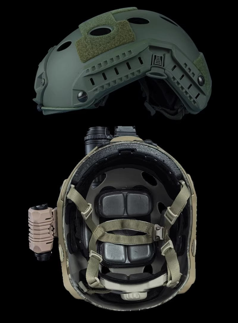 FAST Navy Version 4-Hole Tactical Helmet for Special Forces Training - Protective Headgear