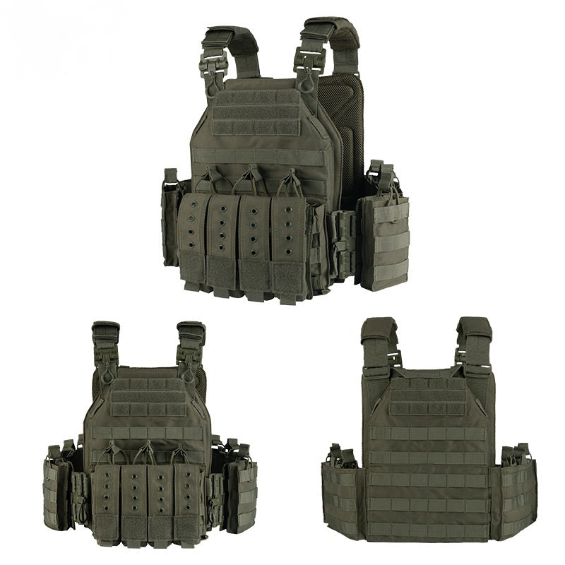 Quick-Release Tactical Vest | 1000D Nylon Modular Plate Carrier – 9 Colors