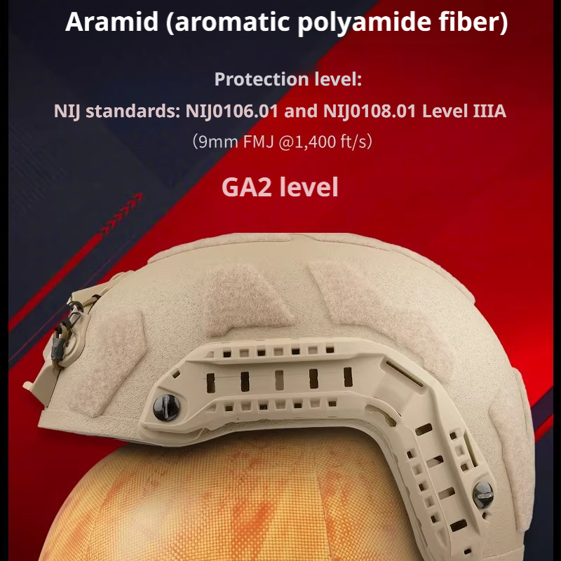 FAST SF NIJ IIIA Aramid Ballistic Helmet | Ultra-High-Cut Tactical Helmet