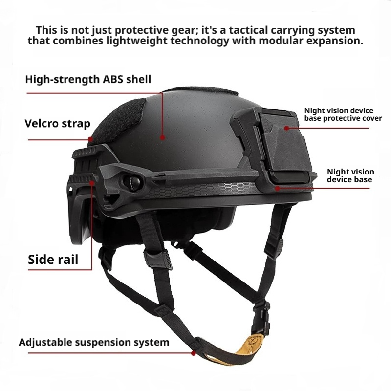 VIPER A5 Tactical Helmet | ABS Shell with OCC Suspension & NVD Mount
