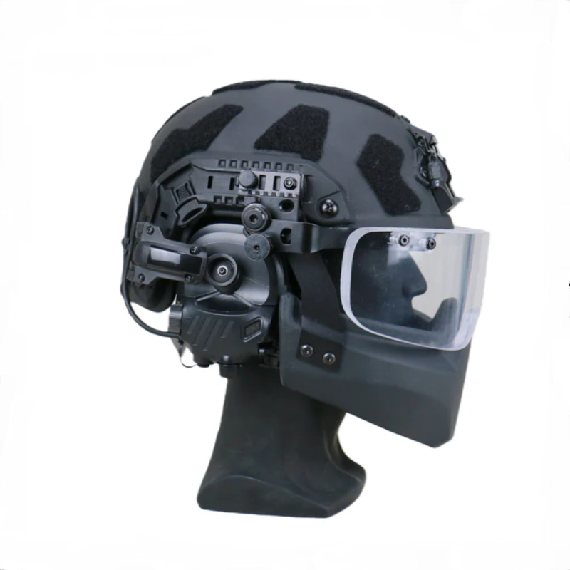 FAST SF Ballistic Helmet Set | NIJ IIIA Aramid with Visor & Jaw Guard