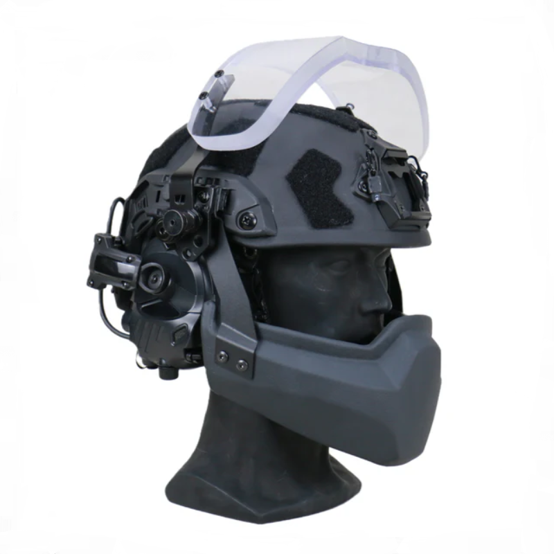 FAST SF Ballistic Helmet Set | NIJ IIIA Aramid with Visor & Jaw Guard