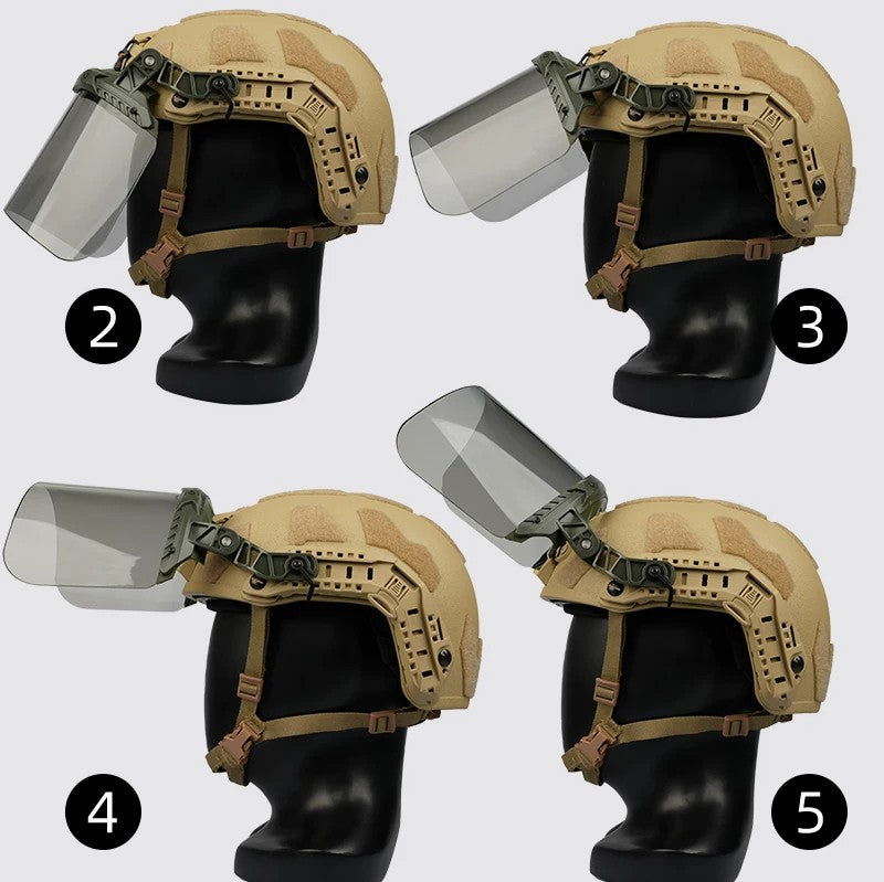 Tactical Helmet Visor & Face Shield | FAST & Wendy Compatible