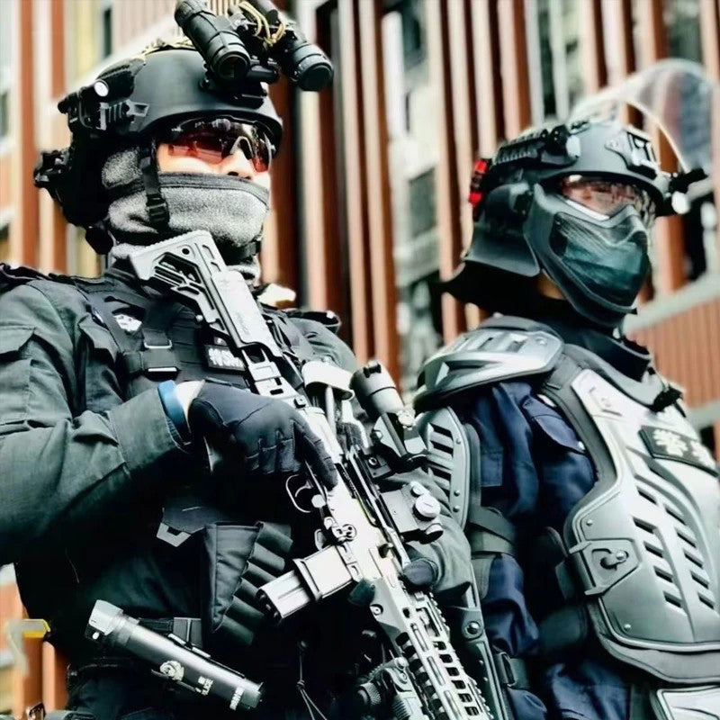 Riot Control Helmet | Tactical Security Helmet with Visor & Face Shield