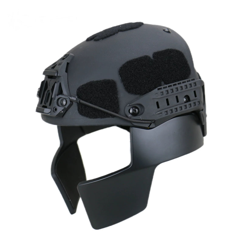 Air Frame Ballistic Helmet Set | NIJ IIIA Aramid with Full Face Shield