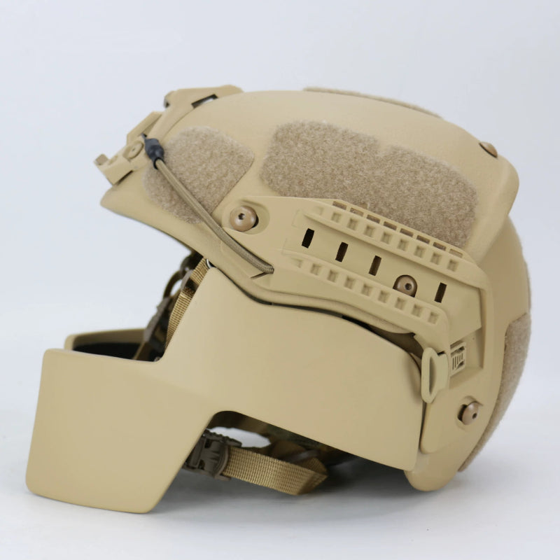 Air Frame Ballistic Helmet Set | NIJ IIIA Aramid with Full Face Shield