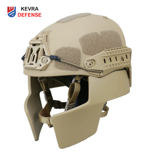 Air Frame Ballistic Helmet Set | NIJ IIIA Aramid with Full Face Shield