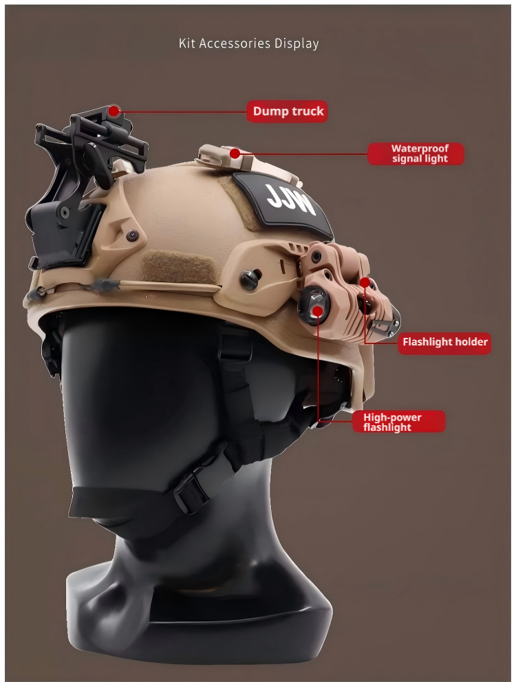 MICH2002 Fiberglass Anti-Riot Tactical Helmet - Field Exercise, Training & Adventure Gear