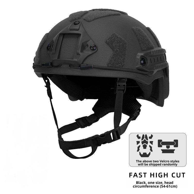 FAST High-Cut NIJ IIIA Ballistic Helmet – Black