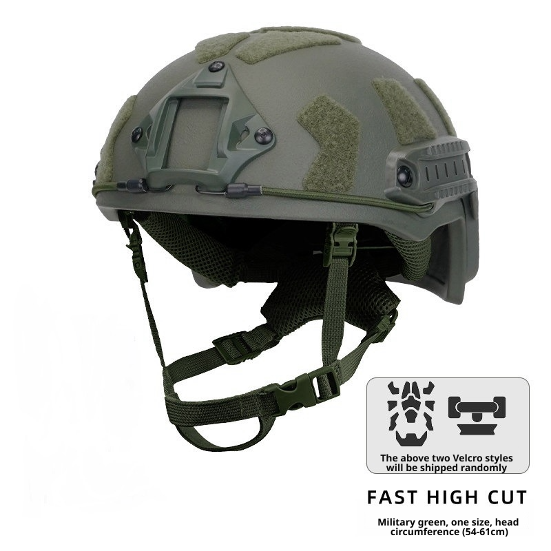 FAST High-Cut NIJ IIIA Ballistic Helmet – Military Green