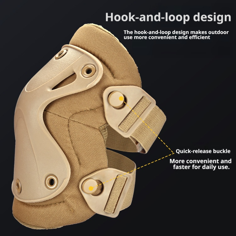 Tactical Knee & Elbow Pad Set | 4-Piece TPU Shell Impact Protection