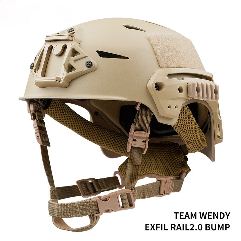 Wendy 2.0 ABS Lightweight Tactical Helmet - Ventilated Anti-Riot Helmet for Cycling