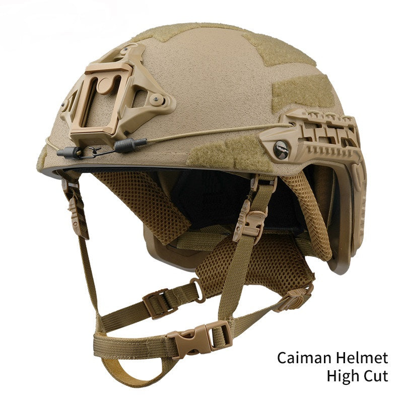 Caiman Aramid High-Cut Ballistic Helmet NIJ IIIA | V50 684m/s