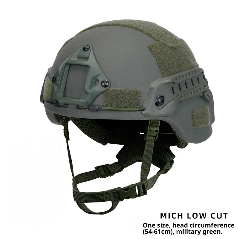 MICH2000 Ballistic Helmet | NIJ IIIA Rated | UHMW-PE Low-Cut Tactical Helmet