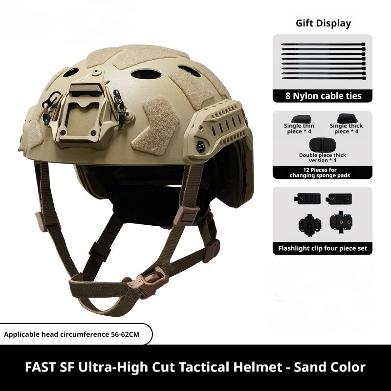 FAST SF Ultra-High-Cut ABS Tactical Training Helmet | Anti-Riot & Airsoft