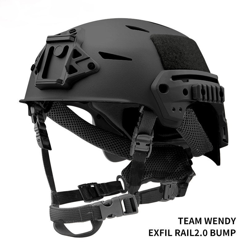 Wendy 2.0 ABS Lightweight Tactical Helmet - Ventilated Anti-Riot Helmet for Cycling