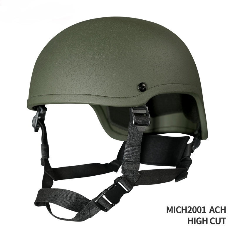MICH2001 Tactical Helmet - ABS High-Cut Thickened Anti-Riot Training Helmet for Field & Airsoft CS