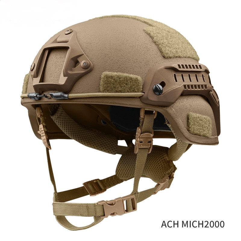 MICH2000 Ballistic Helmet – Mud / Earth (Coyote Brown), NIJ IIIA UHMW-PE \| Kevra Defense