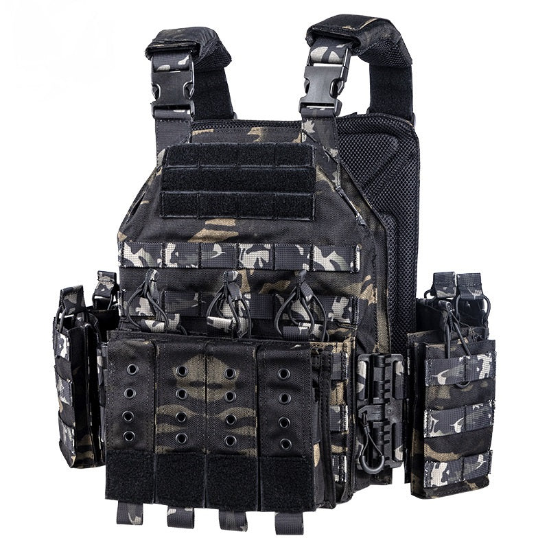 Quick-Release Tactical Vest | 1000D Nylon Modular Plate Carrier – 9 Colors