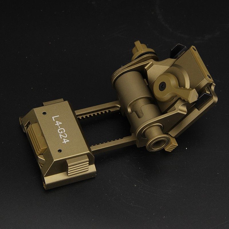 L4-G24 Tactical Helmet NVG Mount | Alloy or ABS, PVS Compatible