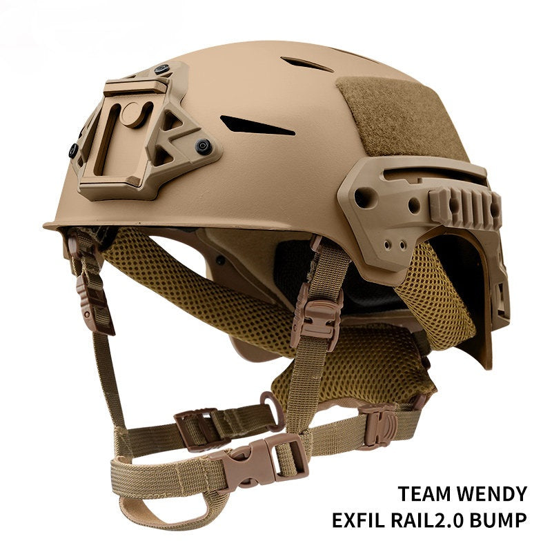 Wendy 2.0 ABS Lightweight Tactical Helmet - Ventilated Anti-Riot Helmet for Cycling